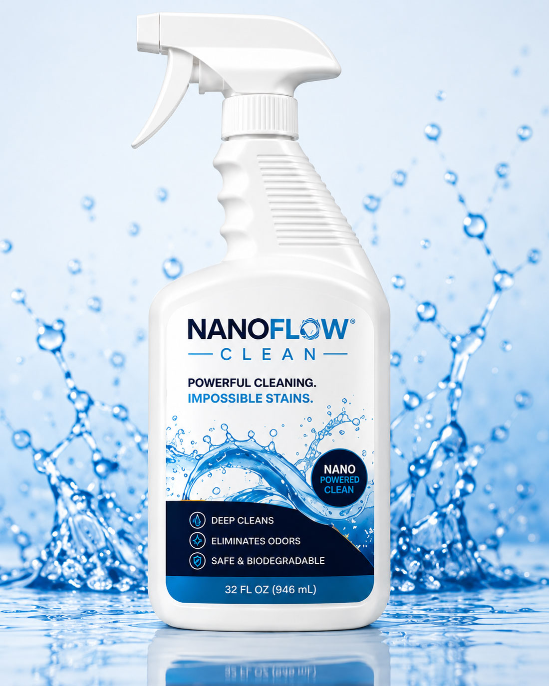 NanoFlow Clean 32 oz Spray